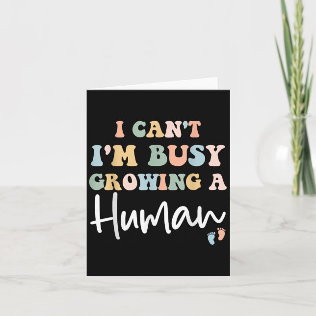 Mamá Invitación de embarazo puedo y bus 39 (Anverso)