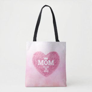 Mamá la bolsa de asas del día de reina madre el 
