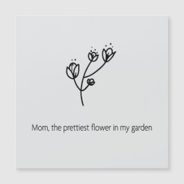 Mamá la Flor Más Bonita (Tipografía Negra)