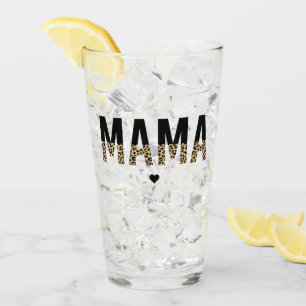 Mama Leopard print Typography Mom Gifts
