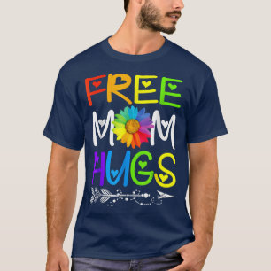 Mamá libre abraza camiseta del mes del orgullo LGB