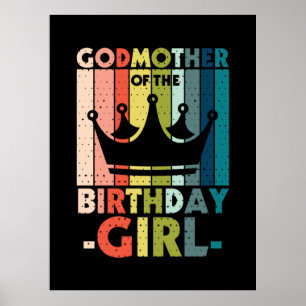 Mamá Madrina De Arte Madrina Del Chica De Cumpleañ