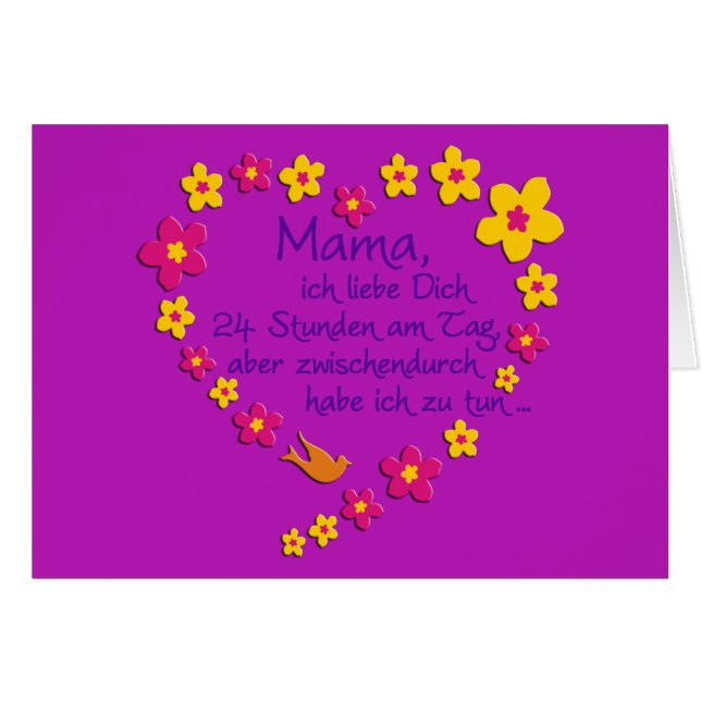 Mama / magenta BG (Anverso (Horizontal))