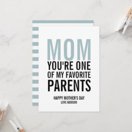 Mamá mi tarjeta favorita del día de la madre