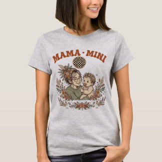 Mama Mini Camiseta de Acero Ligero