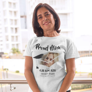 Mamá Moderna Orgullosa Del Graduado   Camiseta De 