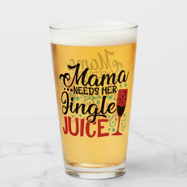 Mamá necesita su jugo de jingle | Humor para beber (Anverso (lleno))