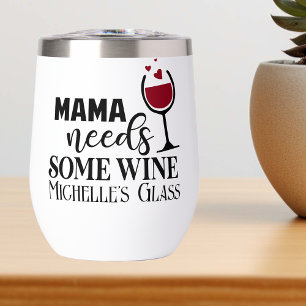 Mamá necesita vino personalizado Día de la Madre