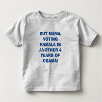 MAMA, NO VOTES POR KAMALA TODDLER FINE JERSEY