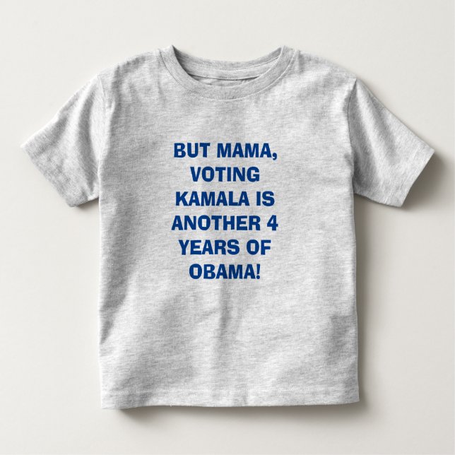 MAMA, NO VOTES POR KAMALA TODDLER FINE JERSEY (Anverso)