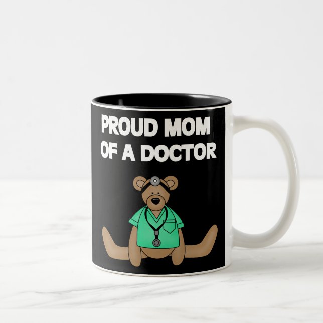 Mamá orgullosa de la taza del médico (Derecha)