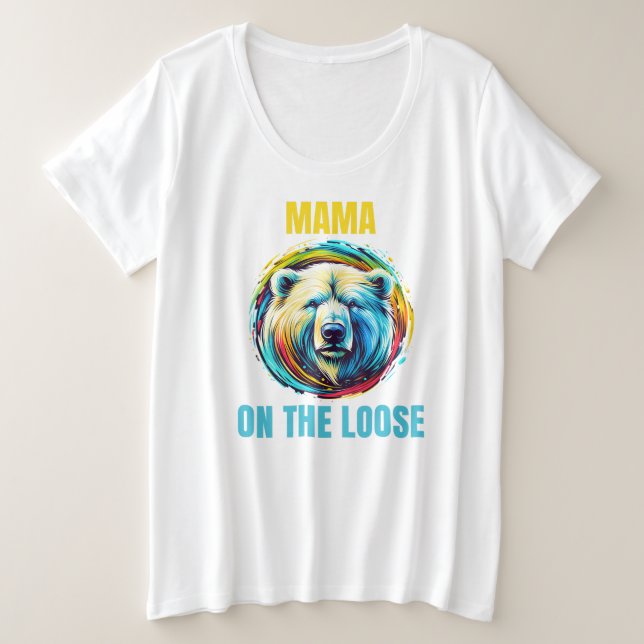 Mamá Osa En La Rasa (Anverso del diseño)