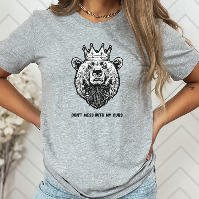 Mamá oso no se mezcle con la camiseta de mis cacho (Subido por el creador)
