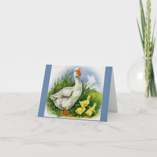 mamá pato y patitos (Anverso)