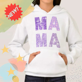 MAMA – Patrón Púrpura Cebra Amor Con Sombra