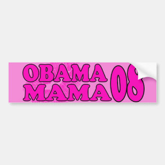 Mamá pegatina para el parachoques de Obama