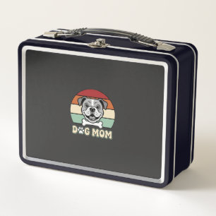 Mamá Perro Retro Vector Bulldog