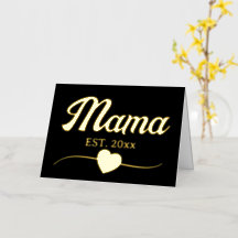 Mama personalizado año texto personalizado corazón