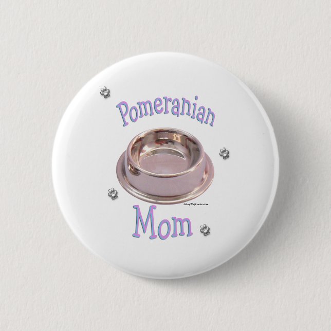 Mamá pomeraniana - Botón (Anverso)