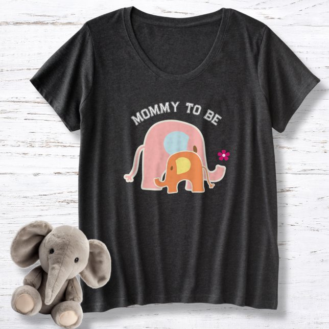 Mamá por venir Elefante Rosa con Bebé (Subido por el creador)