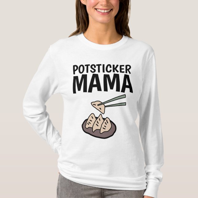 MAMÁ, POTSTICKER, MAMÁ, MUCHAS Camisetas (Anverso)