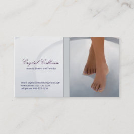 Mamá que llama la tarjeta de visita - plantilla