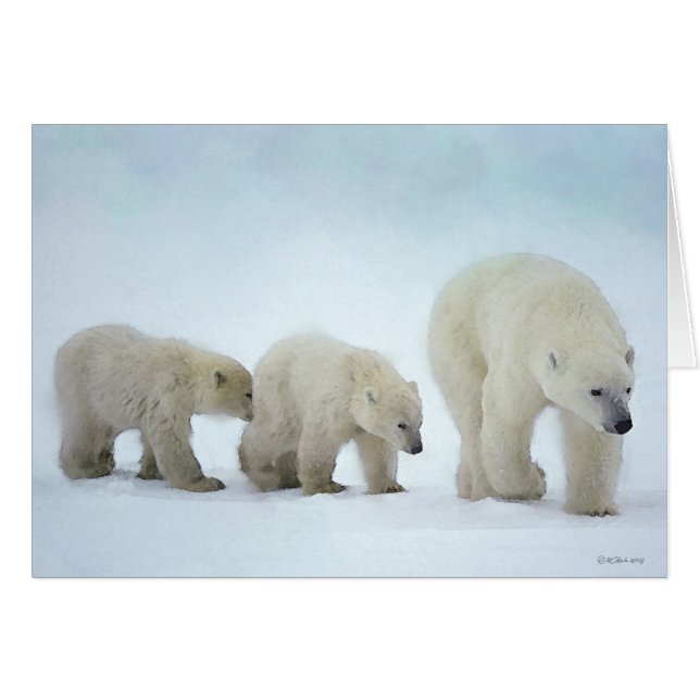 Mamá que sigue la vida salvaje (Anverso (Horizontal))