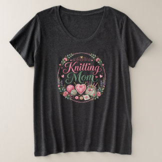 Mamá que teje - Camiseta de gran tamaño