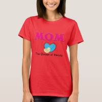 Mamá - Reina de la camiseta del corazón