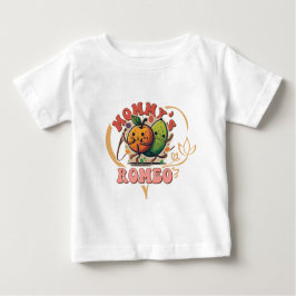 mamá romeo adorable camiseta