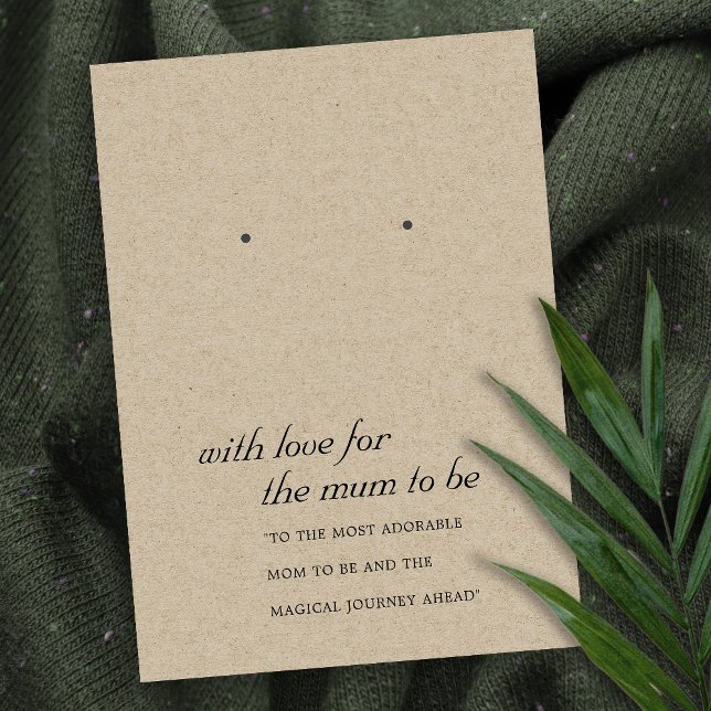 Mamá RÚSTICA DE KRAFT PARA LA TARJETA DE VISUALIZA (Subido por el creador)