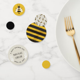 Mamá rústica va a ser confeti de mesa de Baby Show