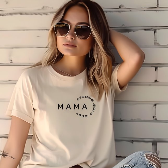 MAMA simple tipografía camiseta (Subido por el creador)