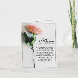 Mamá - Simplemente Insustituible Tarjeta Clásica