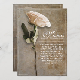 Mamá - simplemente irremplazable - cosecha