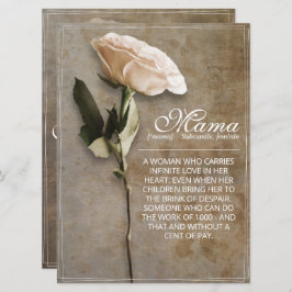 Mamá - simplemente irremplazable - cosecha