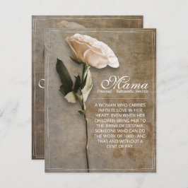 Mamá - simplemente irremplazable - cosecha