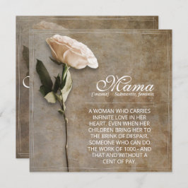 Mamá - simplemente irremplazable - cosecha