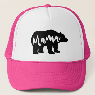 Mamá sombrero de camioneta de oso