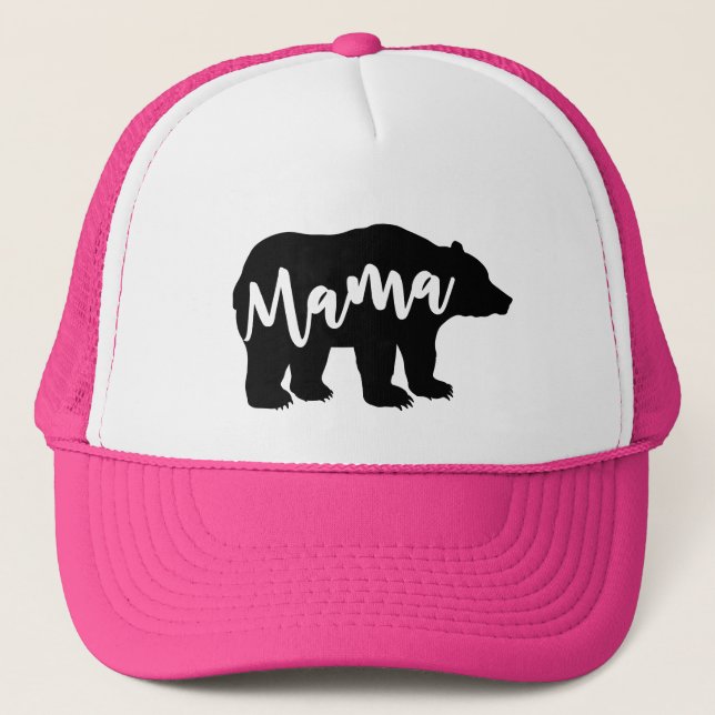 Mamá sombrero de camioneta de oso (Anverso)