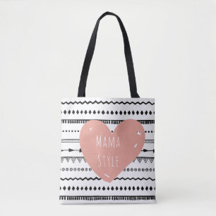 Mamá Style Custom todo encima - imprima la bolsa
