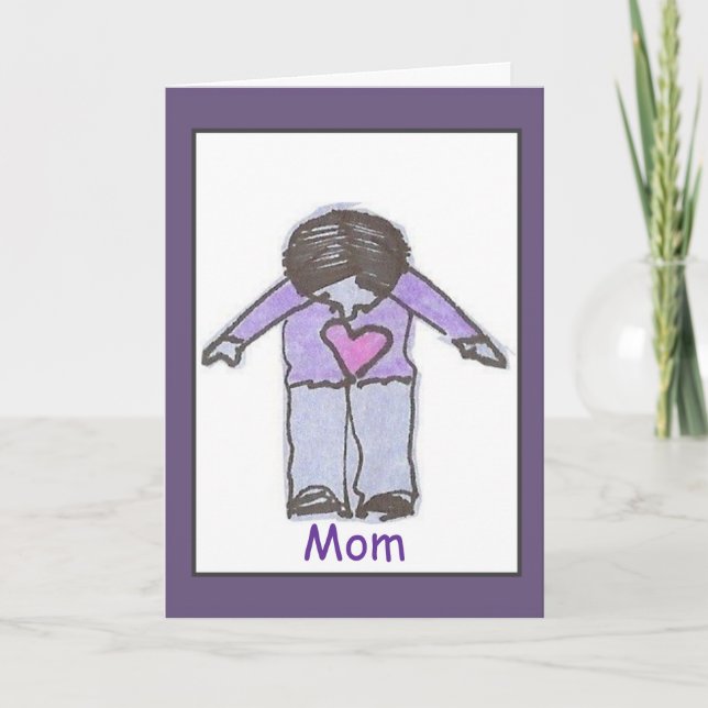 Mamá, te amo - Tarjeta (Anverso)