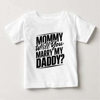 Mamá, ¿te casarás con mi papá? Camiseta