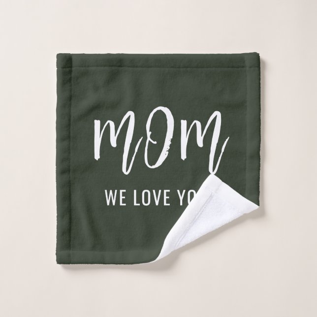 Mamá te queremos Personalizado Día de la Madre (Toallita)
