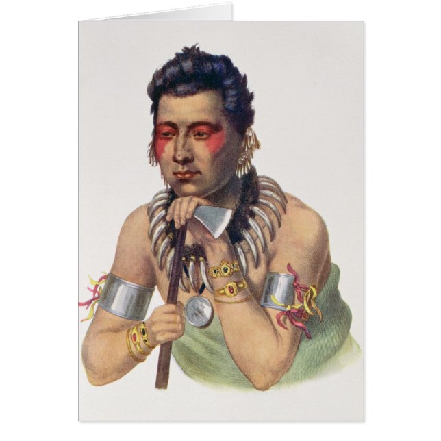Mamá-Tener-Ka joven, jefe del Iowas (Frente)