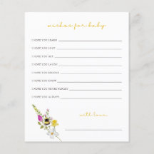 Mama to Bee Wire para la Tarjeta de Bebé