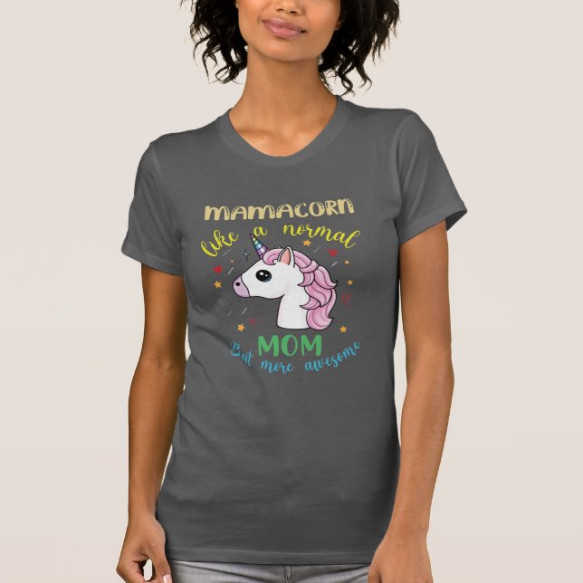 Mamá Unicorn Camiseta (Anverso)