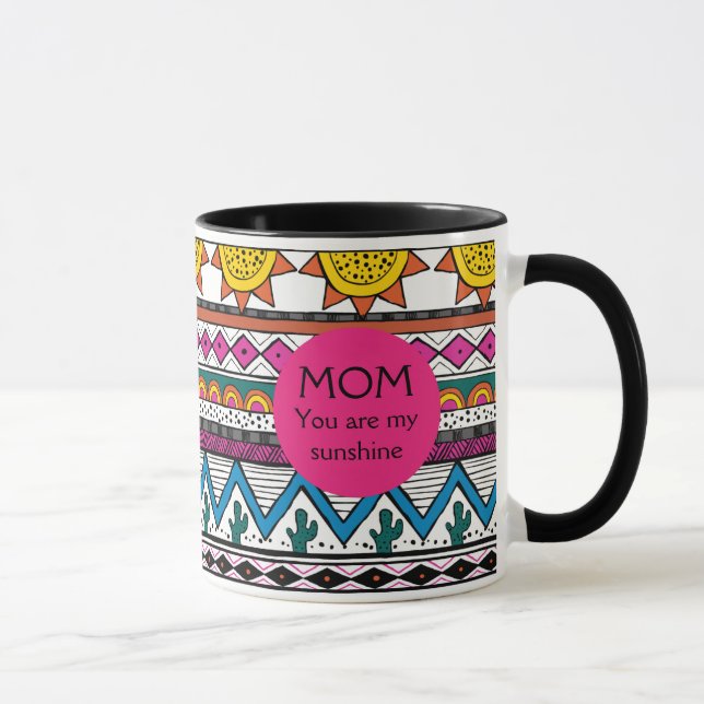 Mamá usted es mi taza adaptable del regalo de la (Derecha)