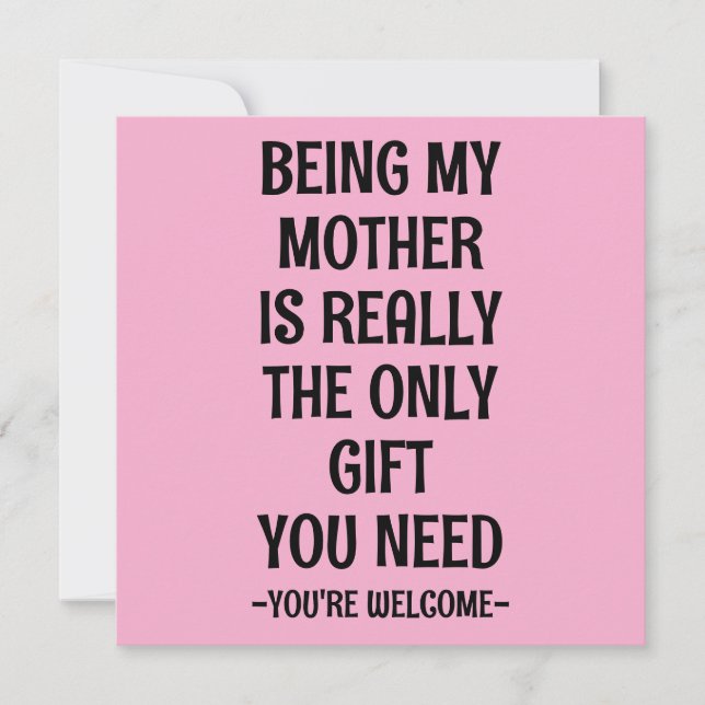 Mamá y abuela, dulce idea de regalo de la tarjeta  (Anverso)