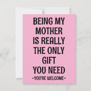 Mamá y abuela, dulce idea de regalo de la tarjeta 